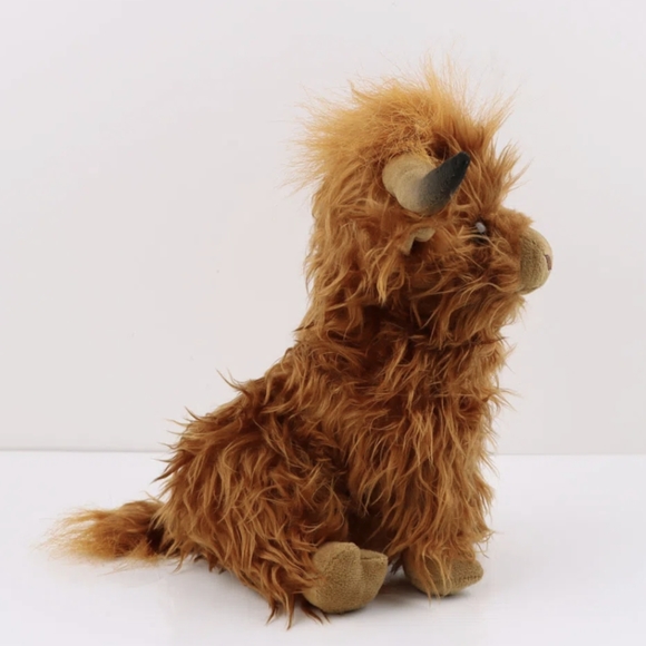 NEW HIGHLAND COW PLUSH STUFFED ANIMAL TOY - Picture 3 of 11
